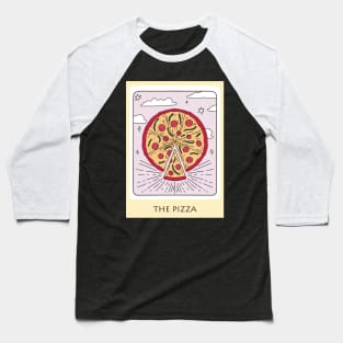 The Pizza Tarot Card Baseball T-Shirt